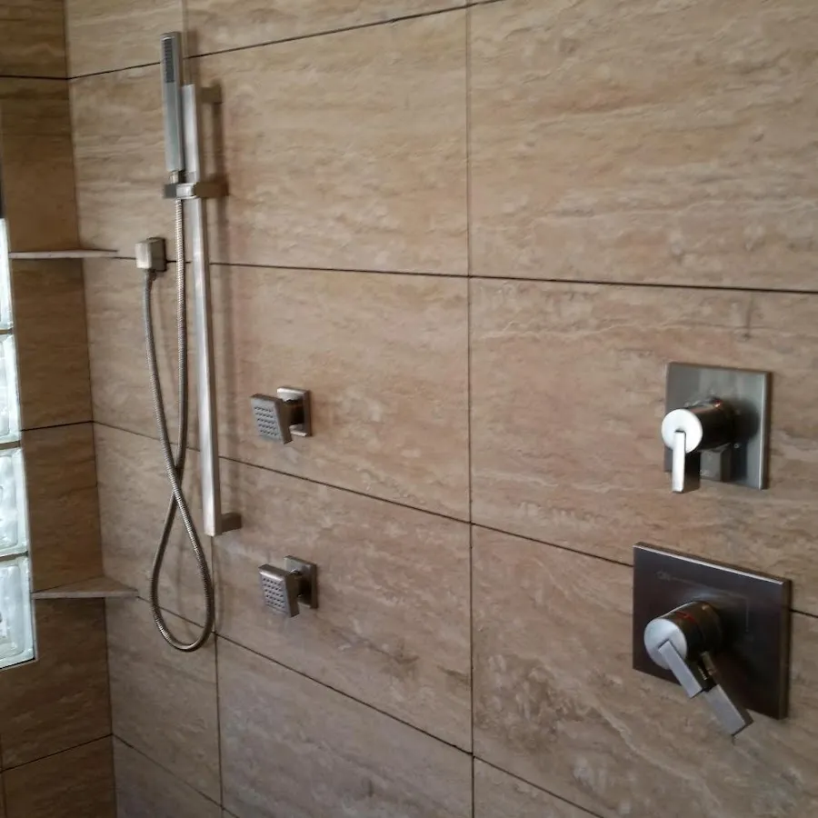 Shower fixture installation for Water Heater Replacement in Canandaigua